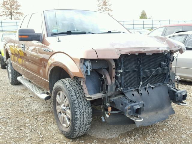 1FTFX1EF6CFB63150 - 2012 FORD F150 SUPER BROWN photo 1