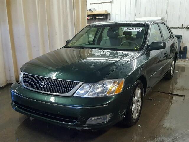 4T1BF28B72U205203 - 2002 TOYOTA AVALON XL GREEN photo 2