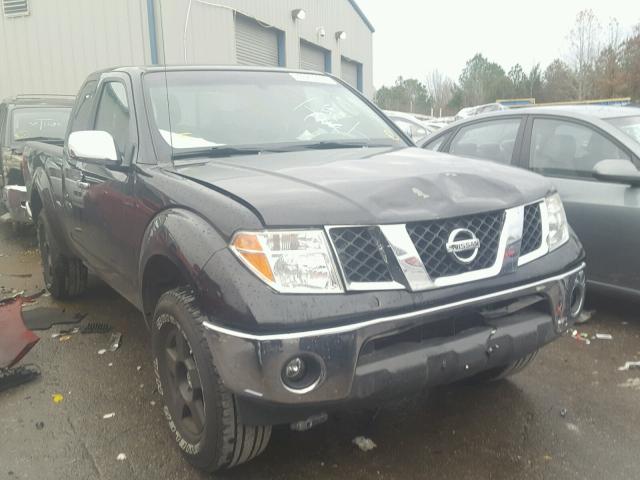 1N6AD06U38C401567 - 2008 NISSAN FRONTIER K BLACK photo 1