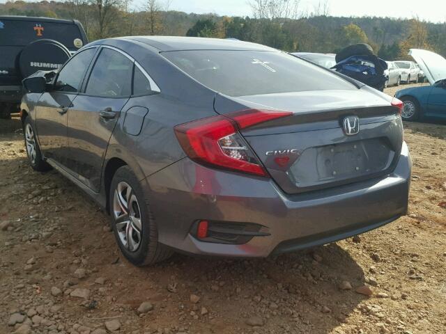 19XFC2F57GE004130 - 2016 HONDA CIVIC LX GRAY photo 3