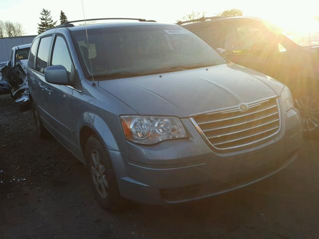 2A8HR54PX8R635377 - 2008 CHRYSLER TOWN & COU BLUE photo 1