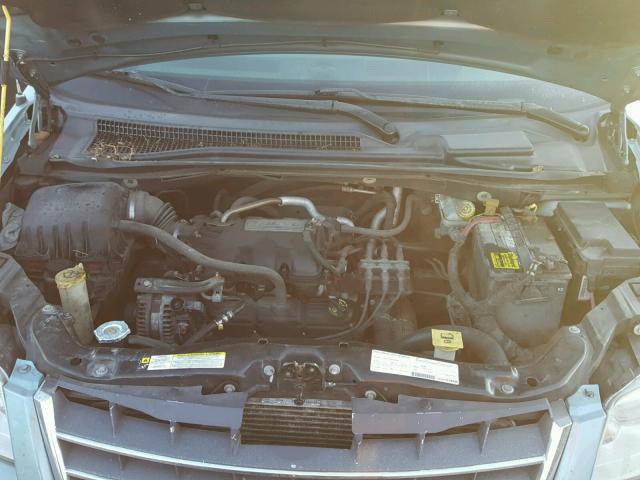 2A8HR54PX8R635377 - 2008 CHRYSLER TOWN & COU BLUE photo 7