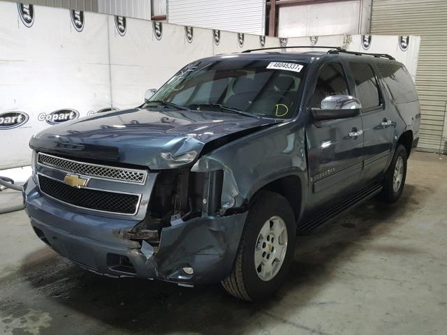 1GNFC26J59R236026 - 2009 CHEVROLET SUBURBAN C BLUE photo 2