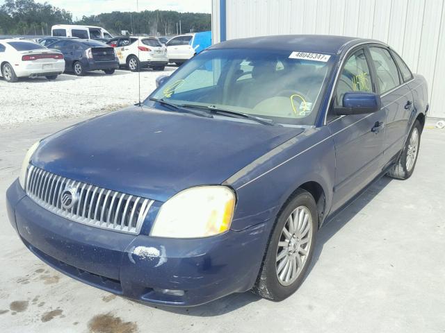 1MEFM42196G601868 - 2006 MERCURY MONTEGO PR BLUE photo 2