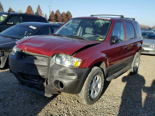 1FMYU93155KA94397 - 2005 FORD ESCAPE XLT MAROON photo 2