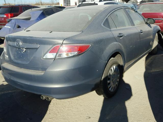 1YVHZ8BHXB5M17538 - 2011 MAZDA 6 I GRAY photo 4