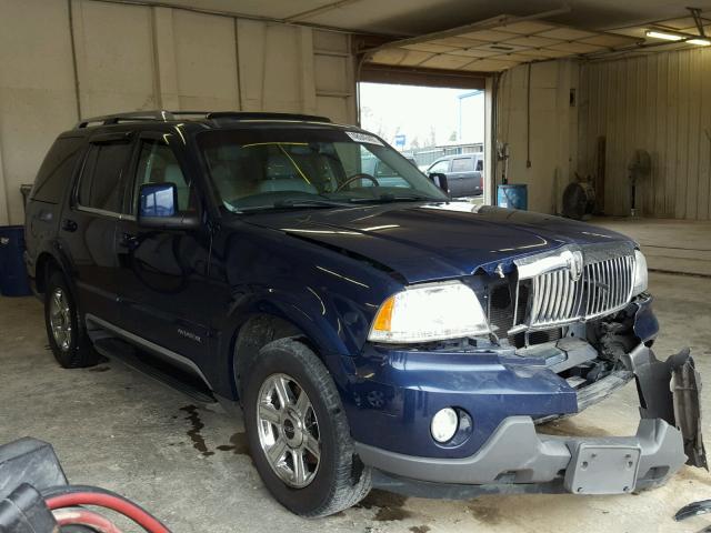 5LMEU68H85ZJ17117 - 2005 LINCOLN AVIATOR BLUE photo 1