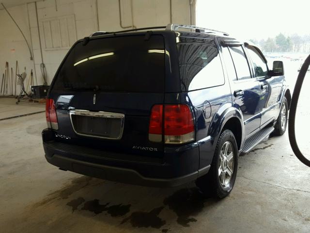 5LMEU68H85ZJ17117 - 2005 LINCOLN AVIATOR 蓝色 照片 4