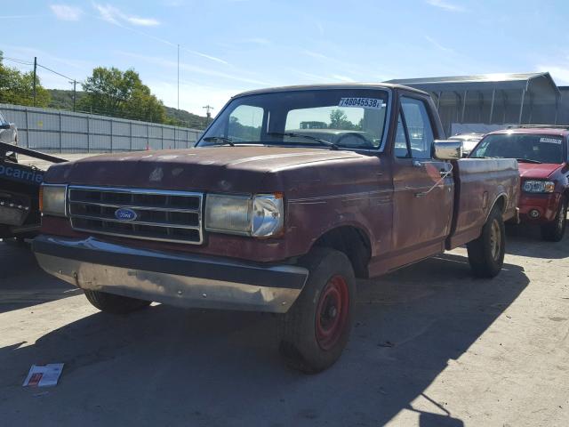 1FTEF25Y4MNA71497 - 1991 FORD F250 BROWN photo 2