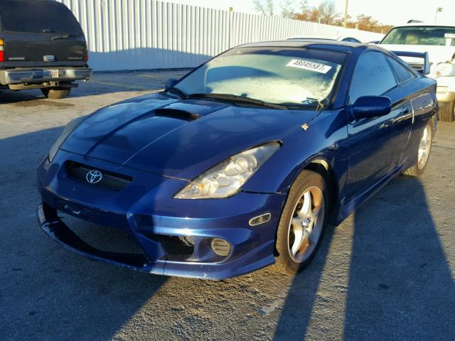 JTDDY38T030064330 - 2003 TOYOTA CELICA GT- BLUE photo 2