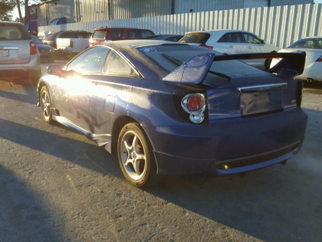 JTDDY38T030064330 - 2003 TOYOTA CELICA GT- BLUE photo 3