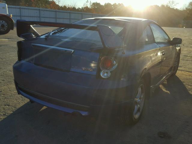 JTDDY38T030064330 - 2003 TOYOTA CELICA GT- BLUE photo 4