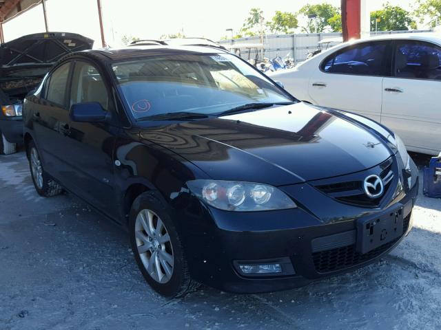 JM1BK323381781226 - 2008 MAZDA 3 S BLACK photo 1