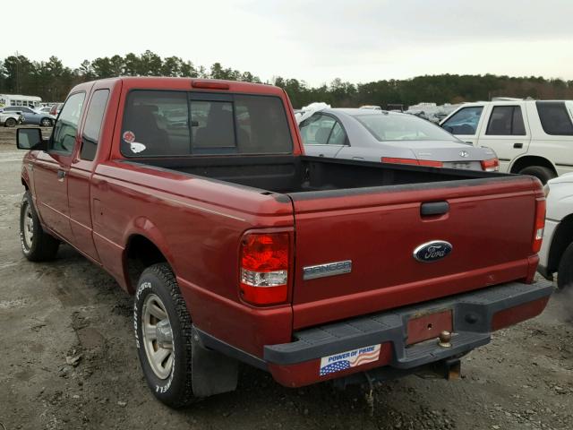 1FTYR44EX9PA06656 - 2009 FORD RANGER SUP BURGUNDY photo 3