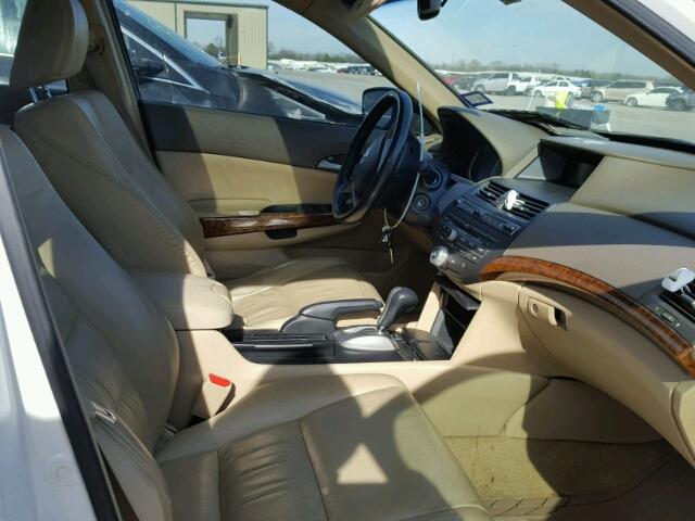 1HGCP26819A122389 - 2009 HONDA ACCORD EXL WHITE photo 5