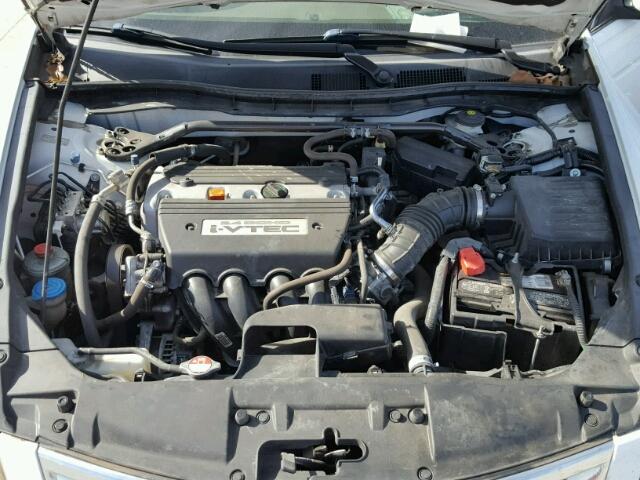 1HGCP26819A122389 - 2009 HONDA ACCORD EXL WHITE photo 7