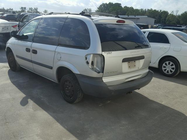 1D4GP25R85B298423 - 2005 DODGE CARAVAN SE GRAY photo 3