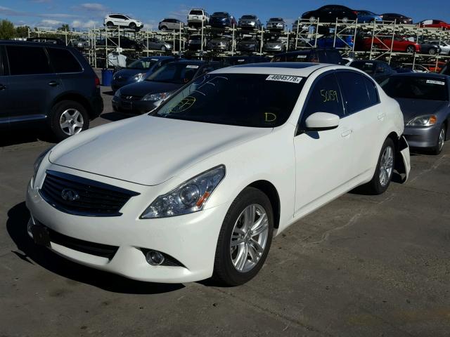 JN1CV6AR4CM677423 - 2012 INFINITI G37 WHITE photo 2