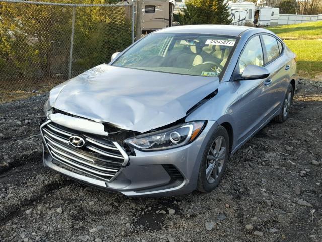 5NPD84LF7HH034890 - 2017 HYUNDAI ELANTRA SE SILVER photo 2