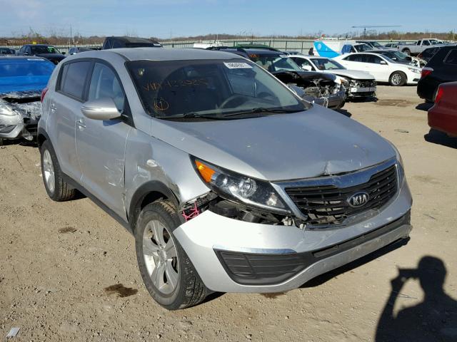 KNDPB3A2XD7422025 - 2013 KIA SPORTAGE B SILVER photo 1