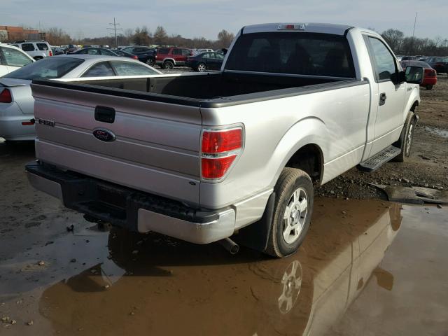 1FTMF1CW0AKA67032 - 2010 FORD F150 GRAY photo 4