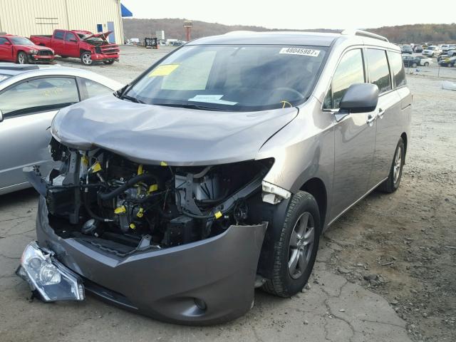 JN8AE2KP7C9048272 - 2012 NISSAN QUEST S SILVER photo 2