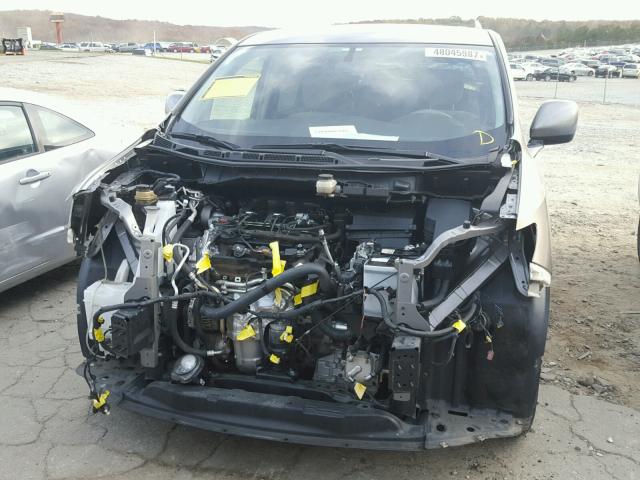 JN8AE2KP7C9048272 - 2012 NISSAN QUEST S SILVER photo 9