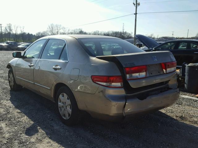 1HGCM56334A031664 - 2004 HONDA ACCORD LX TAN photo 3