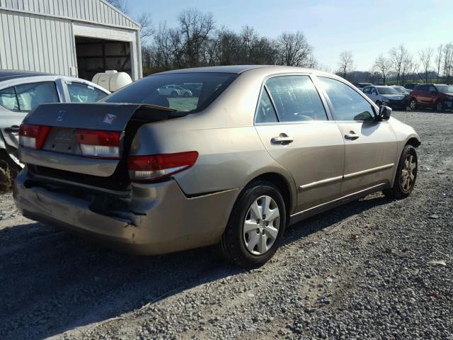 1HGCM56334A031664 - 2004 HONDA ACCORD LX TAN photo 4