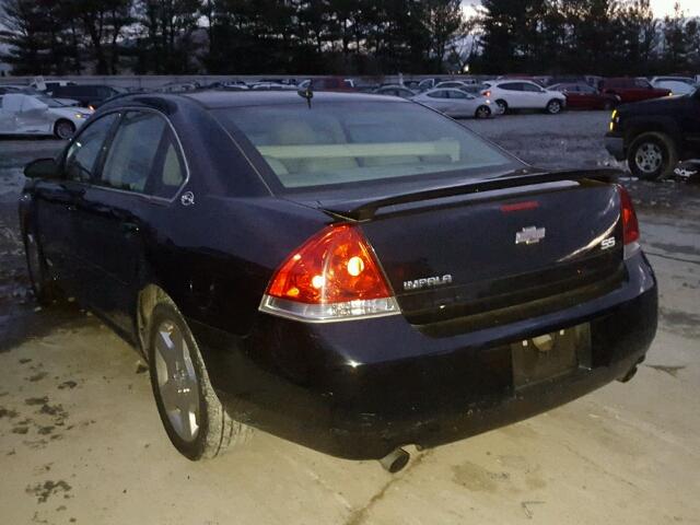 2G1WD58C069161675 - 2006 CHEVROLET IMPALA SUP 黑色 照片 3