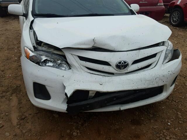 2T1BU4EEXDC110977 - 2013 TOYOTA COROLLA BA WHITE photo 9