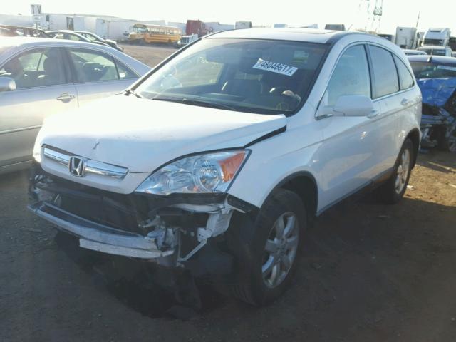 JHLRE487X7C123060 - 2007 HONDA CR-V EXL WHITE photo 2