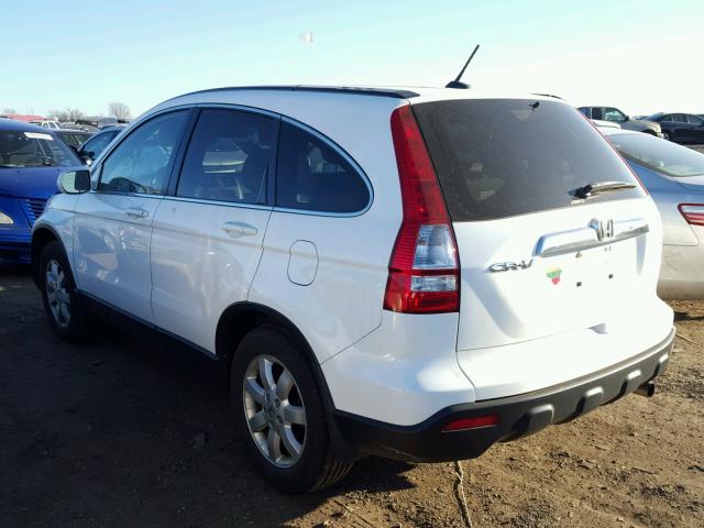 JHLRE487X7C123060 - 2007 HONDA CR-V EXL WHITE photo 3