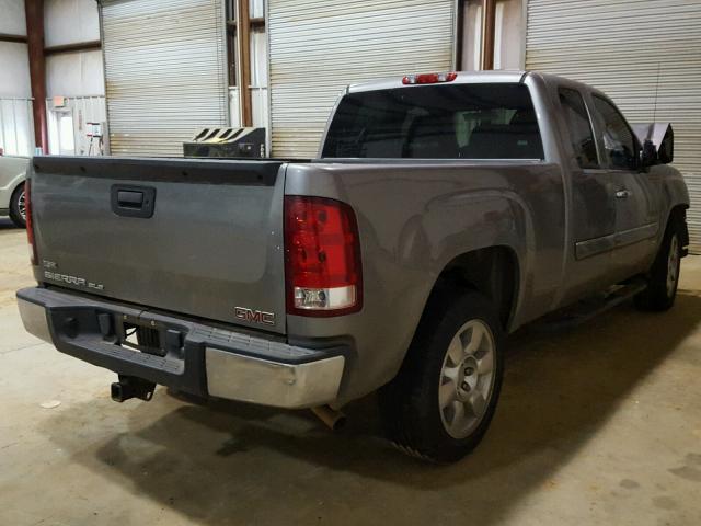 2GTEC290691108815 - 2009 GMC SIERRA C15 GRAY photo 4