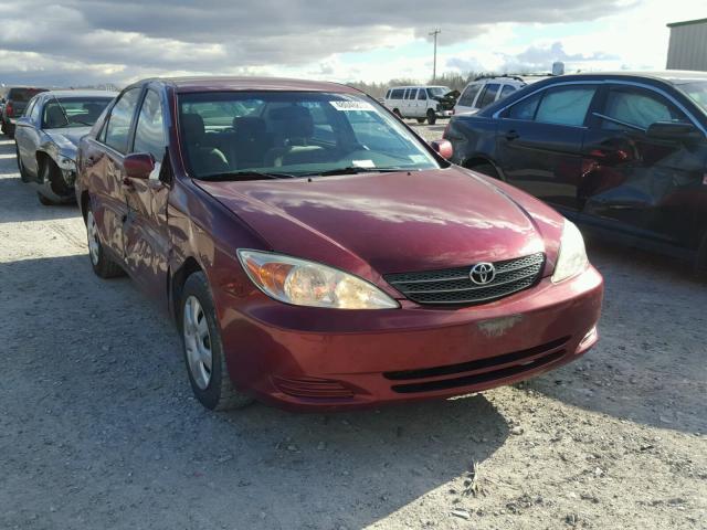 4T1BE32K63U186484 - 2003 TOYOTA CAMRY LE RED photo 1