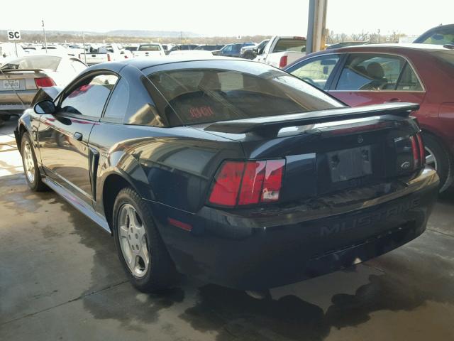 1FAFP40444F111689 - 2004 FORD MUSTANG BLACK photo 3