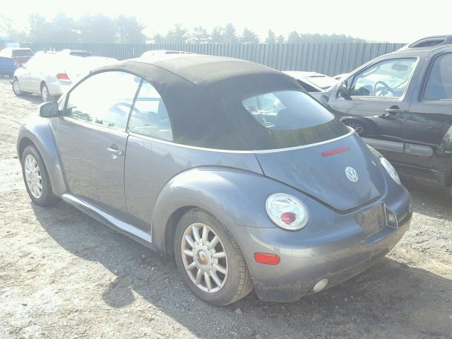 3VWCM31Y75M368524 - 2005 VOLKSWAGEN NEW BEETLE 灰色 照片 3