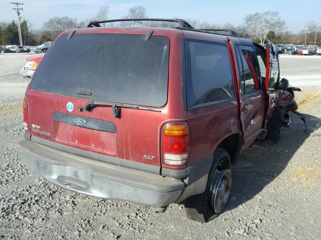 1FMZU73EX1ZA32720 - 2001 FORD EXPLORER X MAROON photo 4