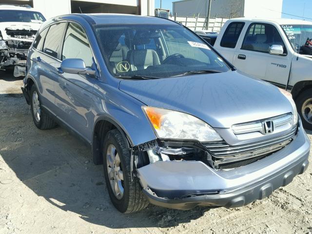 JHLRE38757C072514 - 2007 HONDA CR-V EXL BLUE photo 1