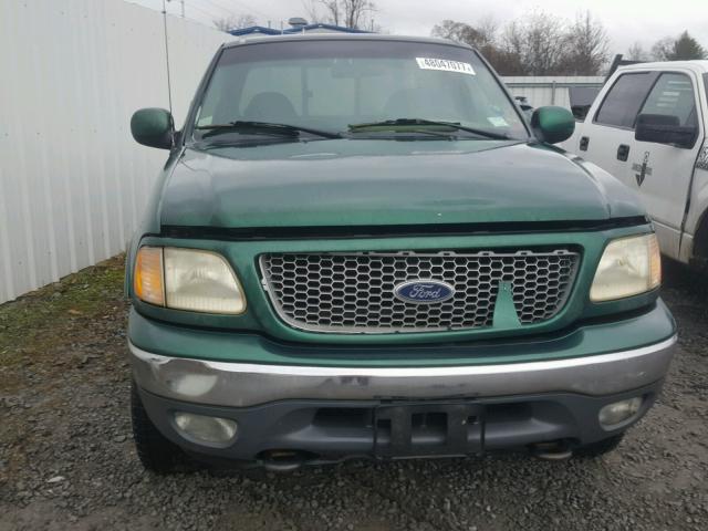 1FTRX18LXXNB84612 - 1999 FORD F150 GREEN photo 9