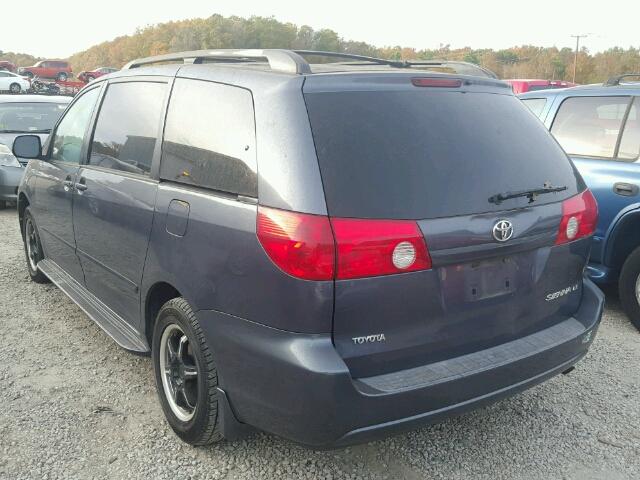 5TDZA23C66S515967 - 2006 TOYOTA SIENNA CE BLUE photo 3