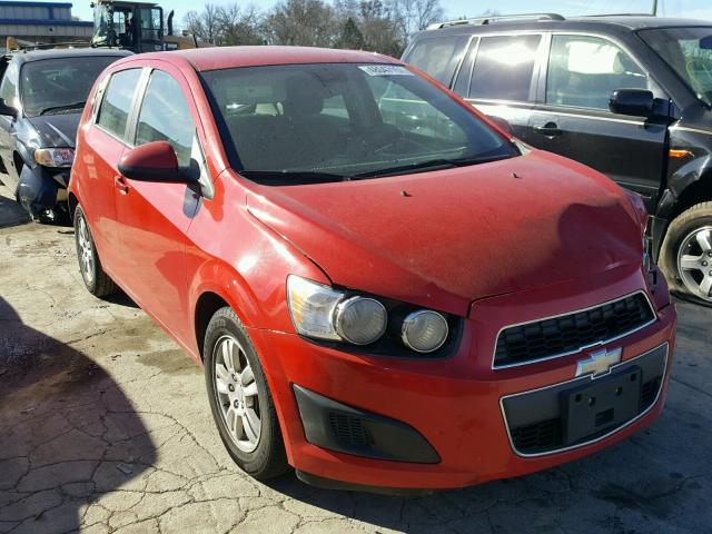 1G1JC6SH5D4117498 - 2013 CHEVROLET SONIC LT RED photo 1