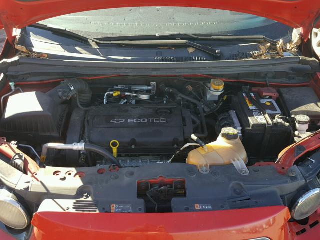 1G1JC6SH5D4117498 - 2013 CHEVROLET SONIC LT Qırmızı foto 7