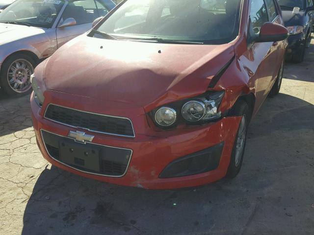 1G1JC6SH5D4117498 - 2013 CHEVROLET SONIC LT Qırmızı foto 9