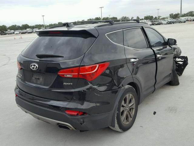 5XYZU3LBXDG065707 - 2013 HYUNDAI SANTA FE S BLACK photo 4