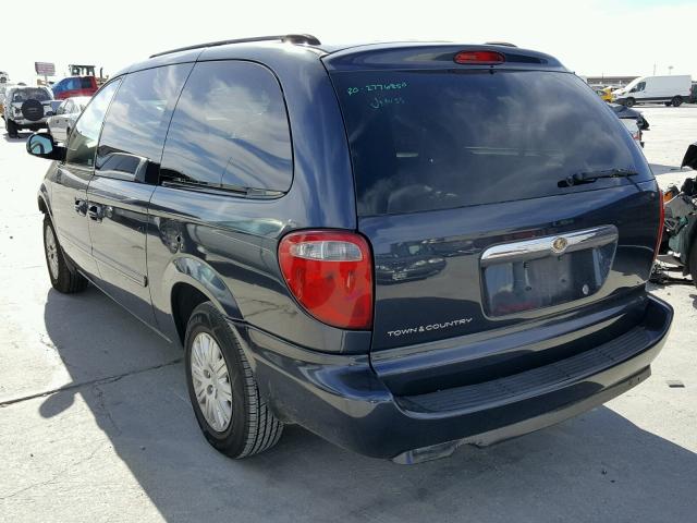 2A4GP44R07R246308 - 2007 CHRYSLER TOWN & COU 蓝色 照片 3