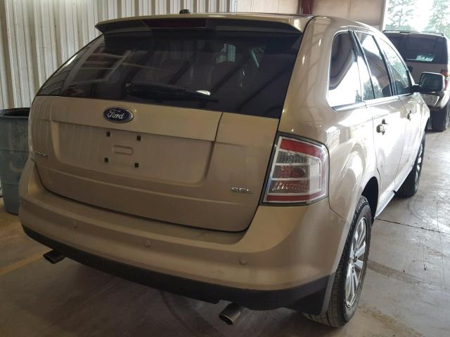 2FMDK39C47BB53530 - 2007 FORD EDGE SEL P GOLD photo 4