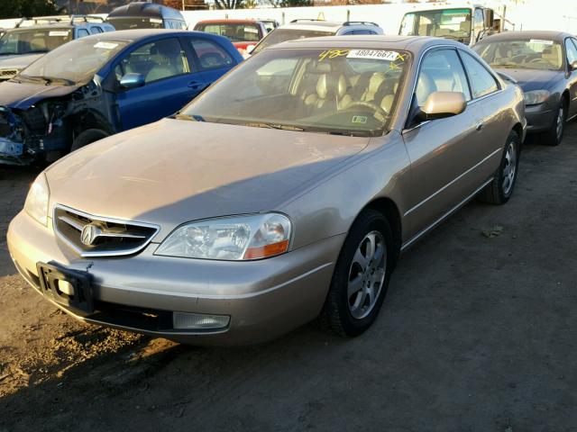 19UYA42431A000191 - 2001 ACURA 3.2CL GOLD photo 2