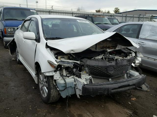 1NXBU4EE2AZ349627 - 2010 TOYOTA COROLLA BA WHITE photo 1