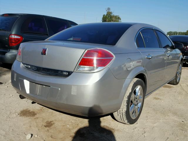 1G8ZS57N08F127480 - 2008 SATURN AURA XE GRAY photo 4